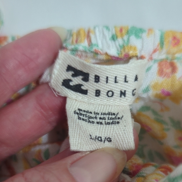 Billabong Rebel Heart Dress, Color SCS-Salt Crystal Size L - Picture 6 of 16